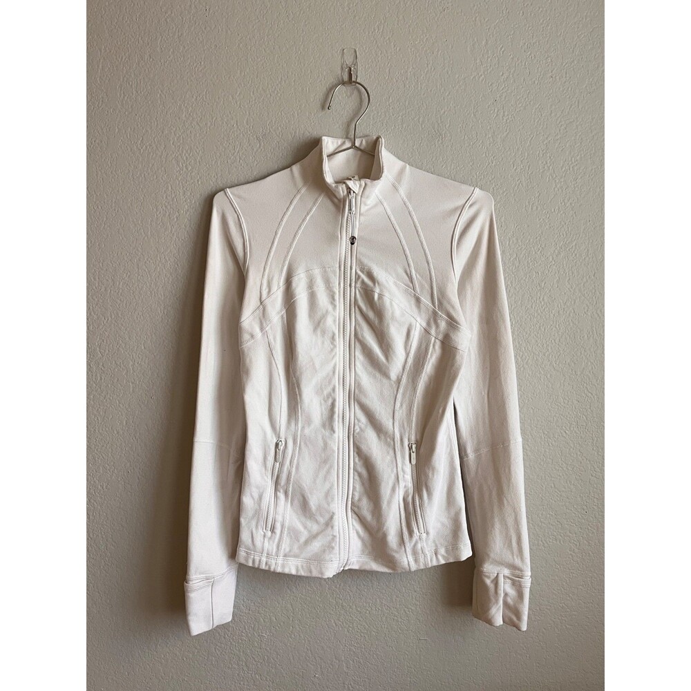 Lululemon Define Jacket in White Size US 6